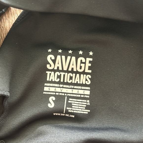 Savage Tacticians X Longline Sports Bra Black High Support Size Small - Picture 2 of 3